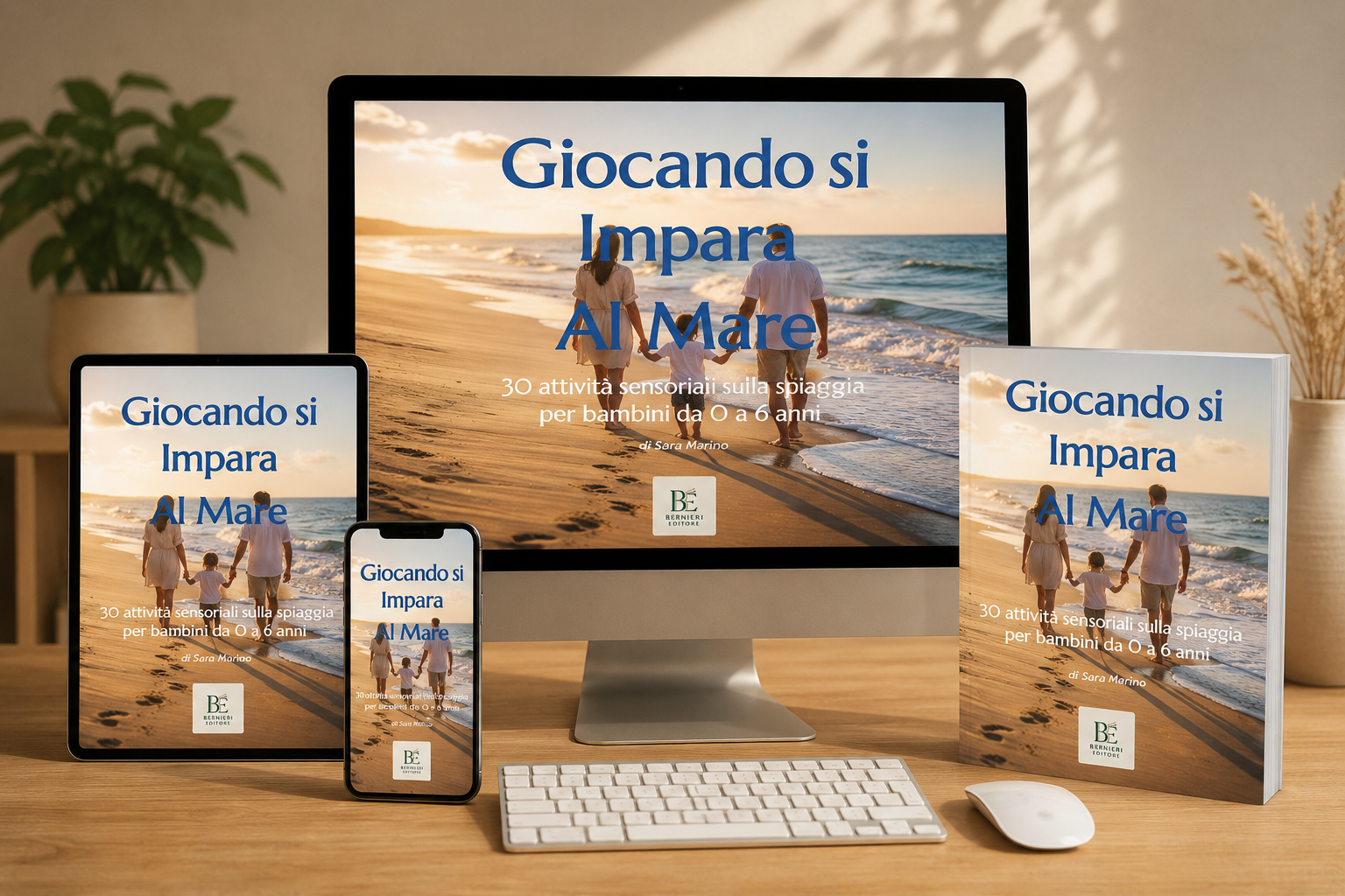 Giocando si Impara Al Mare — 30 attività sensoriali sulla spiaggia