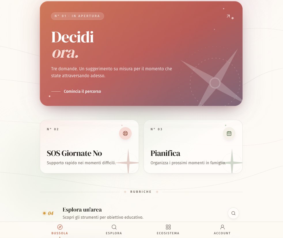 Bussola Digitale — Decidi ora